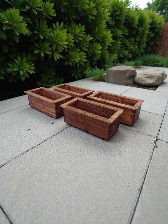 Square planters